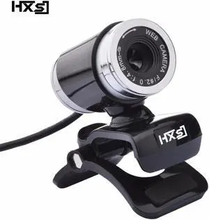 HXSJ A860 HD Webcam 12.0M Pixels CMOS USB Web Camera Digital Video HD Built-in Microphone 360 Degree Rotaion Clip-on Camera- (Black+Silver) HXSJ A860 HD Webcam 12.0M Pixels CMOS USB Web Camera Digital Video HD Built-in Microphone 360 Degree Rotaion Clip-on Camera- (Black+Silver)