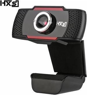 HXSJ S20 3LED HD Webcam 640X480 0.3M-Pixel PC Camera Rotatable Monitoring Home Video Camera with Absorption Microphone MIC for Home and Office and Computer