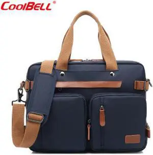 LUOM Convertible Messenger Bag Nylon Backpack Laptop Shoulder Bag Business Briefcase Leisure Handbag Multi-Functional Travel Bag Fits 15.6 Inch Laptop for Men/Women/College (Blue) LUOM Convertible Messenger Bag Nylon Backpack Laptop Shoulder Bag Business Briefcase Leisure Handbag Multi-Functional Travel Bag Fits 15.6 Inch Laptop for Men/Women/College (Blue)