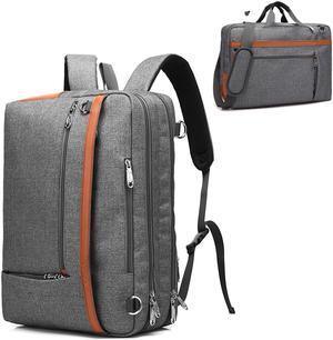 LUOM 17.3-inch Convertible Gaming Laptop Wheeled Backpack, Travel Bag Hiking Knapsack Rucksack College Shoulder BackPack Fit 15.6-17.3 Inch Laptop,CB-5506 Gray