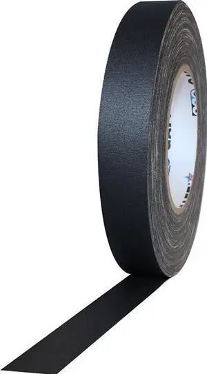 Pro Tapes Black Gaffers Tape 1 inch x 55  yards