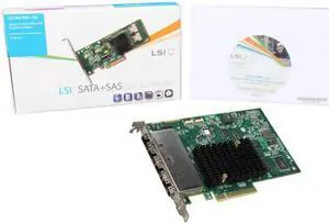 LSI LSI00276 PCI-Express 2.0 x8 SATA / SAS 9201-16e Host Bus Adapter Single Pack--Avago Technologies