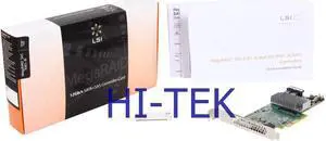 LSI Logic LSI00417 MegaRAID 8-Port SAS 9361-8i SGL PCIE3.0 x8 Card, RAID Supported