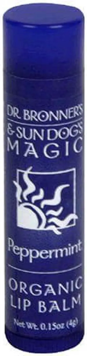 Sun Dog's Magic Organic Lip Balm, Peppermint, 0.15-Ounce Stick (Pack of 4)