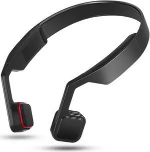 Lian LifeStyle Premium Bone Conduction Headphones Lightweight & Waterproof w/ Mic & Bluetooth Wireless Over Ear Headset Suitable for Sports LLSYKL701R3 (Black)