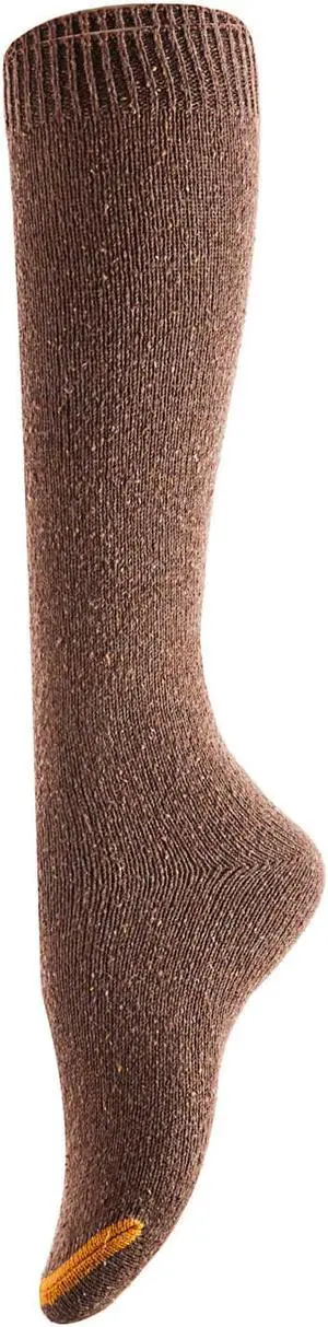Lovely Annie Women's 1 Pair Cute High Knee Cotton Socks, Cozy Fluffy  Fancy with a Wide Color and Size Range A158212 One Size (Coffee)
