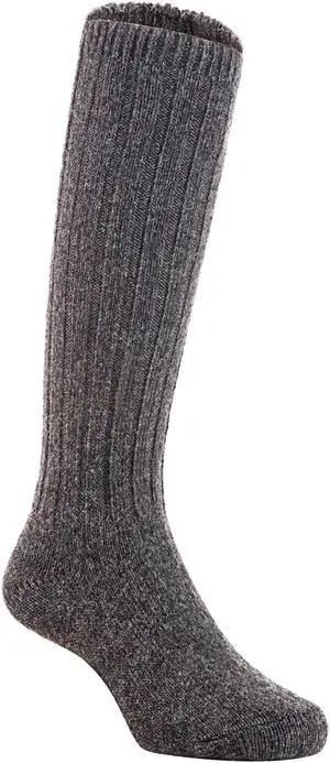 Lian LifeStyle Children's 1 Pair Fascinating Knee High Wool Socks. Resistant, Comfortable and Health Focused FS02 Size 0-2Y  (Dark Gray)