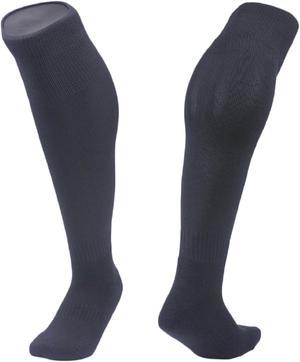 Meso Women's 1 Pair Extremely Durable Knee High Sports Socks - Fitness & Workout Clothing, Gym, Gear or Fashion Socks Size L Black