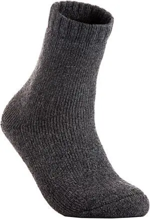 Lian LifeStyle Boy's 3 Pairs Adorable Wool Blend Crew Socks Fantastic, Super Comfortable, Soft, and Durable LK1601 Size 0Y-2Y(Grey, Sky Blue, Khaki)
