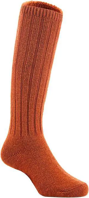 Lian LifeStyle Children's 1 Pair Fascinating Knee High Wool Socks. Resistant, Comfortable and Health Focused FS02 Size 4-6Y  (Brown)