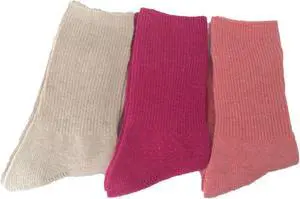 Lian LifeStyle Fantastic, Super Comfortable, Soft, Adorable & Durable 4 Pairs Children Wool Crew Socks Size 1Y-3Y(Random Girl Color)