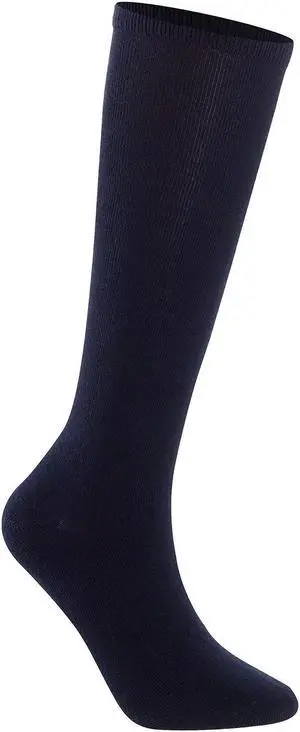 Lian LifeStyle Charming, Durable, Cozy and Fancy Children's 4 Pairs Knee Length Cotton Socks With a Wide Range of Colors JH0116 Size M(9Y-12Y)Navy