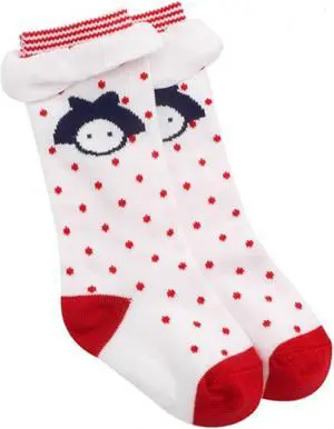 Lian LifeStyle Charming Baby Girl's 1 Pair Knee High Cotton Socks. Fancy, Durable, and Cozy With a Wide Size and Color Range Size1Y-3Y