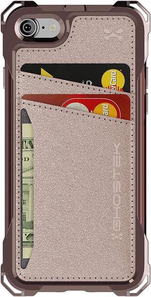 Ghostek Exec Card Holder Wallet Case Designed for iPhone SE (2nd Gen), iPhone 8, iPhone 7 - (Pink)