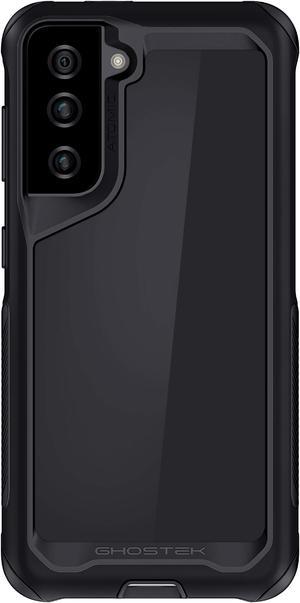 Ghostek Atomic Slim Designed for Galaxy S21 5G Case with Protective Metal Bumper Made of Super Tough Lightweight Military Grade Aluminum Alloy for 2021 Samsung Galaxy S21 5G (6.2 Inch) (Phantom Black)