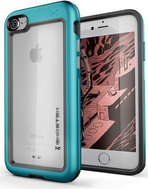 Ghostek Atomic Slim Heavy Duty Rugged Case Compatible with iPhone 8  iPhone 7  Teal