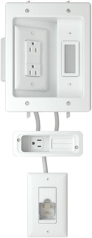 SANUS WSIWPSB1-W1 Ultimate In-Wall Cable Management Kit for Mounted TV & Soundbar