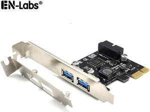 USB 3.0 PCI Express(PCIe) Expansion Card, PCI-e X1 to 4 Ports USB 3.0(2 USB Type-A+USB Internal 20Pin) Controller Card-Build in Self-Powered Technology-No Need Additional Power Supply