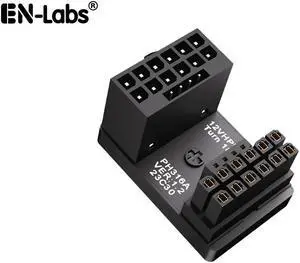 12VHPWR 180 Degree Angled Power Adapter,Aluminum ATX 3.0 16 Pin PCIe 5.0 GPU 600W Power Connector Power Connector Male to Female for 12+4pin RTX 3090Ti 4070Ti 4080 4090 Graphic Card GPU (Type A)
