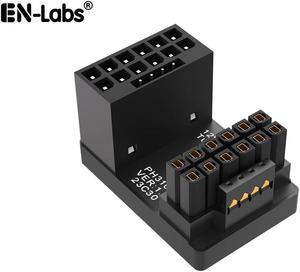 12VHPWR 180 Degree Angled Power Adapter,Aluminum ATX 3.0 16 Pin PCIe 5.0 GPU 600W Power Connector Power Connector Male to Female for 12+4pin RTX 3090Ti 4070Ti 4080 4090 Graphic Card GPU (Type B)