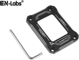 CPU Contact Frame Anti-Bending Buckle for Intel 12th/13th Generation Socket LGA 1700 , LGA 1800 Aluminum Corrector Bracket ,Black