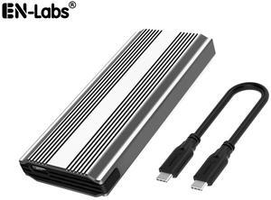 20Gbps NVME M.2 Enclosure Adapter with UASP TRIM,USB 3.2 Gen2×2 to NVME PCIE 3.0 M-Key B&M-Key SSD External Enclosure for 2230/2242/2260/2280,Aluminum Case with USB-C Cable