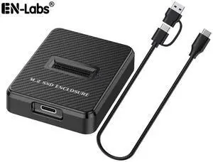 10Gbps NVMe & SATA M.2 Docking Enclosure, M.2 SSD to USB-A/C Reader/Writer Adapter Compatible with (M Key, B+M Key) NVMe and NGFF SSD of 2280 2260 2242 2230 form factors,UASP Supports