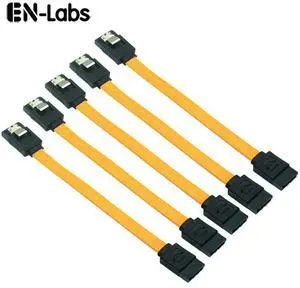 SATA Cable III, 5 Pack SATA Cable III 6Gbps Straight HDD SDD Data Cable with Locking Latch 3.94 Inch Compatible for SATA HDD, SSD, CD Driver, CD Writer - Yellow SATA Cable III, 5 Pack SATA Cable III 6Gbps Straight HDD SDD Data Cable with Locking Latch 3.94 Inch Compatible for SATA HDD, SSD, CD Driver, CD Writer - Yellow