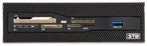 Pc CD-ROM Slot 5.25" Bay Mesh All In one USB Front Panel CF/XD/MS/M2/SD/TF Internal USB 2 .0 Card Reader USB Flash Memory,1 USB 3.0 Port Pc CD-ROM Slot 5.25" Bay Mesh All In one USB Front Panel CF/XD/MS/M2/SD/TF Internal USB 2 .0 Card Reader USB Flash Memory,1 USB 3.0 Port