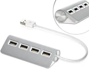 High Speed 480Mbps 4 Port USB 2.0 Hub,USB Splitter Adapter Port For Laptop PC Computer Peripherals Accessories