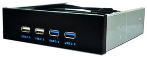 USB 3.0 2 Ports + USB 2.0 2 Ports 5.25 inch Metal Front Panel USB Hub,Motherboard USB 20 pin to 2 x USB 3.0, 10 pin to 2 x USB 2.0 Spliter Adapter Cable w/ 5.25 inch Metal Bracket USB 3.0 2 Ports + USB 2.0 2 Ports 5.25 inch Metal Front Panel USB Hub,Motherboard USB 20 pin to 2 x USB 3.0, 10 pin to 2 x USB 2.0 Spliter Adapter Cable w/ 5.25 inch Metal Bracket