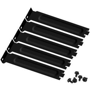 10-Pack PCI Slot Covers - Metal Dust Filter Brackets For Computer Cases - Vented Design