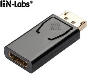 EnLabs CNPSDP2HD Gold Plated DisplayPort to HDMI Passive Converter - Compact Connector DP to HDMI Adapter - 1920x1080P