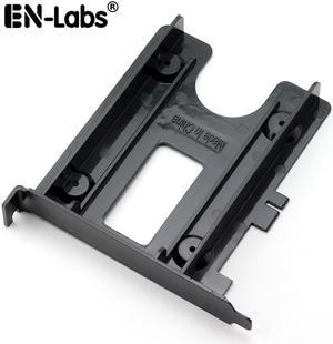 EnLabs PCIBR25SSD PCI Slot 2.5" HDD/SSD Mounting Bracket - 2.5" HDD to PCI Slot Rear Panel  Hard Drive Adapters - Black