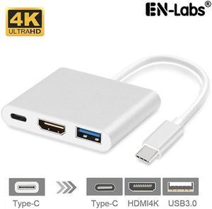 USBC2HDUAPD USB Type-C to HDMI-compatible 4K2K+USB 3.0+USB-C PD 20V5A Charging Port Adapter Cable Converter (DP ALT Mode) for MacBook/Chromebook Pixel/Sumsang Galaxy S8/S9/Lenovo Yoga 900/DELL XPS13