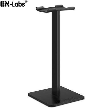 EnLabs Headphone Stand/Holder,Universal Aluminum Gaming Earphone Mount,Headset Showing Display Stand Hanger for All Headphone Size –Black