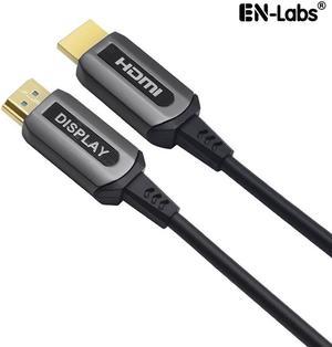 Fiber HDMI Cable 20 Meter 4K 60Hz Fiber Optic HDMI 2.0 Cable HDR, ARC, HDCP2.2, 3D, High Speed 18Gbps Subsampling 4:4:4/4:2:2/4:2:0 Slim Flexible HDMI Fiber Optic Cable - 65.57ft