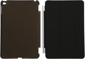 Case for iPad Mini 4 7.9"Ultra Slim Smart Cover Case 3 Folding Stand Auto Sleep/Wake w/ Matte Back Cover for Apple iPad 4 -Black