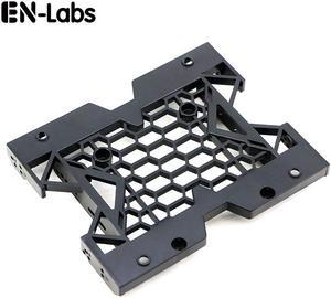 EnLabs  Internal Hard Disk Drive 2.5'' or 3.5'' to 5.25'' SSD HDD Mounting Bracket Bays Holder Adapter for PC,5.25-inch Tray for 2.5-inch or 3.5-inch and 12cm Fan Cooler Mounting