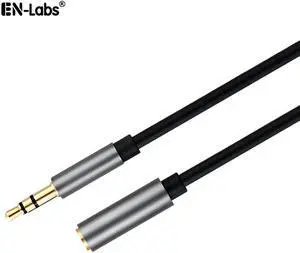 Jack 3.5mm Audio Extension Cable for iPhone Sumsung Smartphone,Mini Jack 3 5mm Stereo to Plug AUX Cable Adapter for Headphone,Laptop,PC - 4.9FT