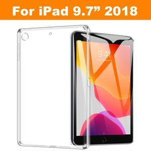 Back Case for iPad 9.7" 2017/2018,Crystal Clear Soft TPU Cover for Apple iPad 9.7 inch  Model A1822/A1823/A1893/A1954