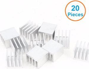 20pcs/lot Aluminum Heatsink 14x14x10mm Electronic Chip Cooling Radiator Cooler for IC MOSFET SCR,Router Heat Sink Extrusion Fins