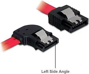 1.64FT SATA3 SATA III 6Gb/s Serial ATA DATA cable w/ latch Locking (Left Side 90 Degree to 180 Degree) - Red 1.64FT SATA3 SATA III 6Gb/s Serial ATA DATA cable w/ latch Locking (Left Side 90 Degree to 180 Degree) - Red