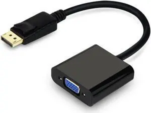 DisplayPort to VGA Active Adapter Converter Cable - DP to VGA - 1080p@60fps DisplayPort to VGA Active Adapter Converter Cable - DP to VGA - 1080p@60fps