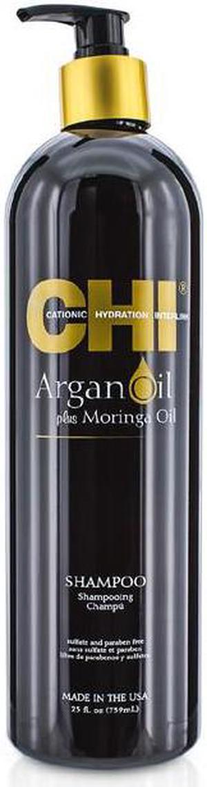CHI  Argan Oil Plus Moringa Oil Shampoo  Sulfate  Paraben Free 739ml25oz