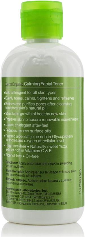 DermOrganic - Calming Facial Toner 250ml/8.5oz