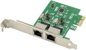 X-MEDIA XM-NA3820 2-Port Dual 1000Mbps Gigabit PCI Express PCI-E Network Card