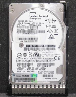 (NOT FOR HOME PC!) HPE 781577-001 768788-002 600GB 10000RPM 12Gbps 2.5" SAS SERVER HDD Hard Drive