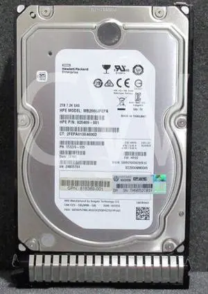 (NOT FOR HOME PC!) HPE 819078-001 820409-001 818365-B21 2TB 7200RPM 12Gbps 3.5" SAS HDD Hard Drive