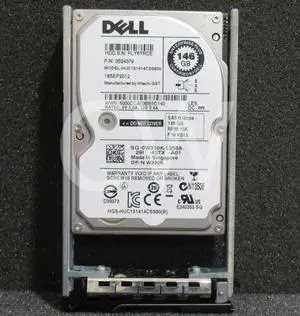 (NOT FOR HOME PC!) W330K 0W330K Dell 146GB 15K RPM 6Gb/s 2.5" SAS SERVER HDD Hard Drive W/R Tray